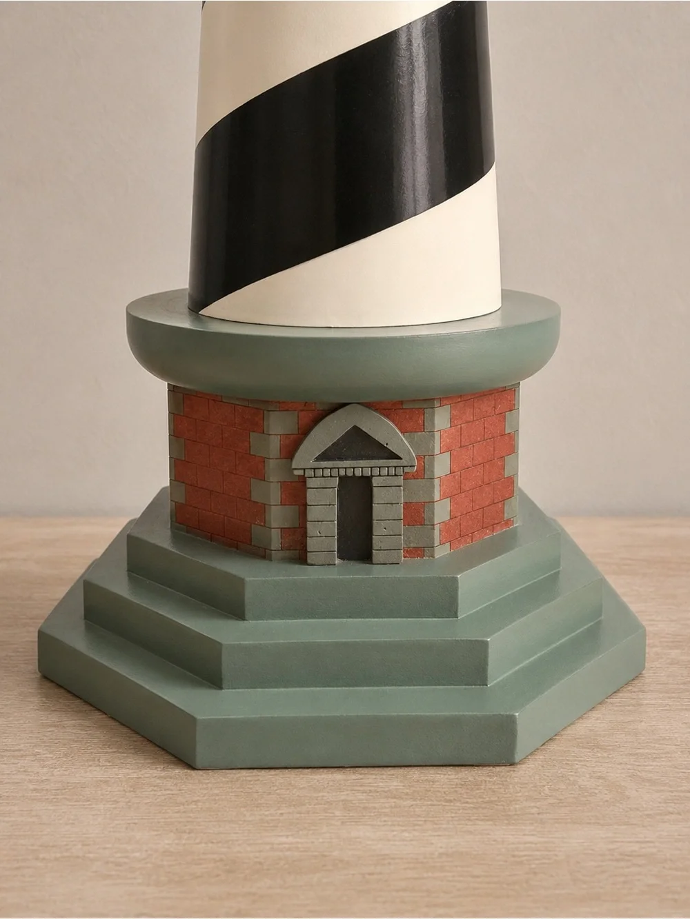 🌊Beautiful Lighthouse Table Lamp with Silhouette Lampshade- Coastal Accent